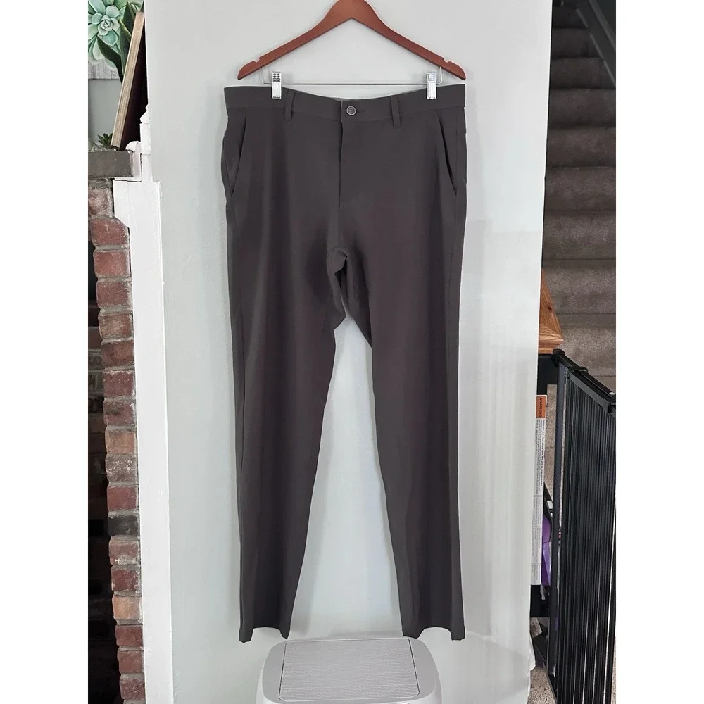 Free Fly Nomad Pants Men 36x34 Gray Stretch Performance Golf Preppy City Chino